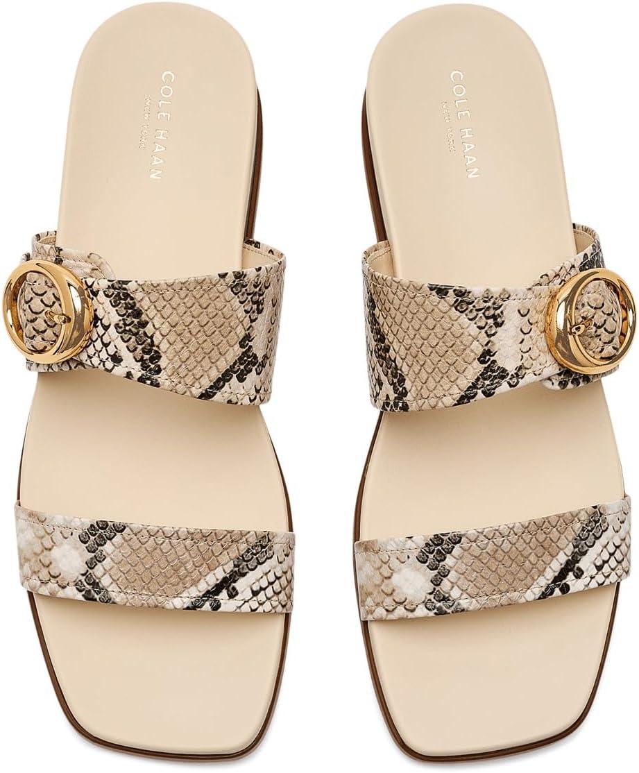 image:imageCole Haan Womens Oaklynn Double Band FootbedMojave Snake Print