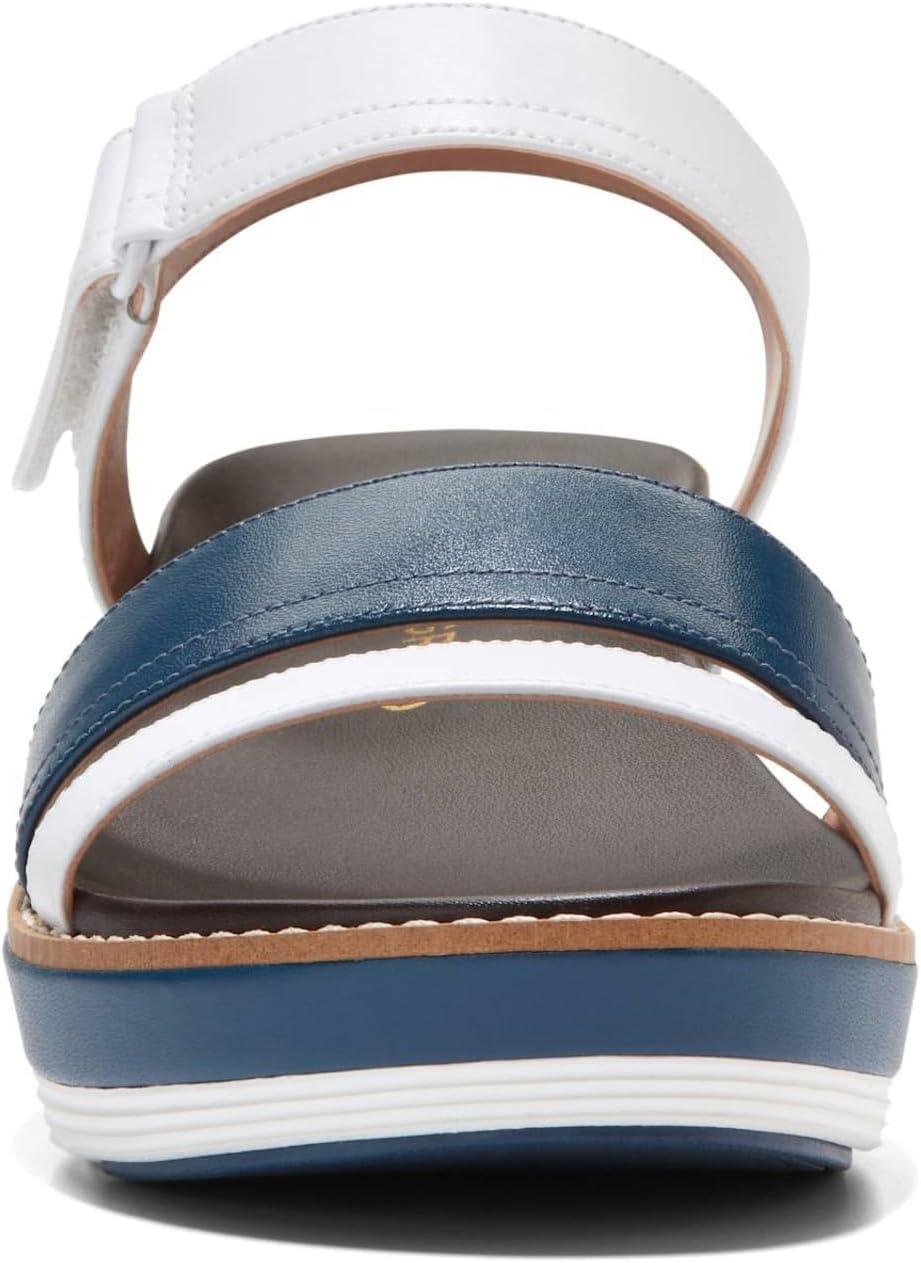 image:imageCole Haan Womens Originalgrand Peyton FlatformOptic WhiteBlue Wing Teal