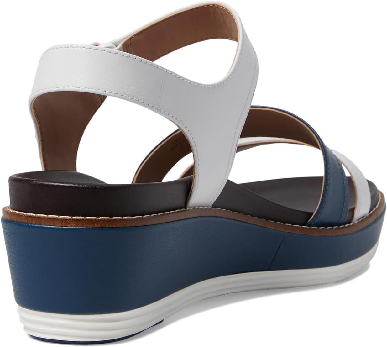 image:imageCole Haan Womens Originalgrand Peyton FlatformOptic WhiteBlue Wing Teal