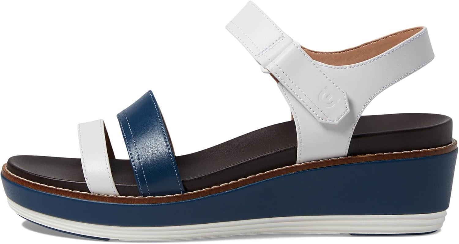 image:imageCole Haan Womens Originalgrand Peyton FlatformOptic WhiteBlue Wing Teal