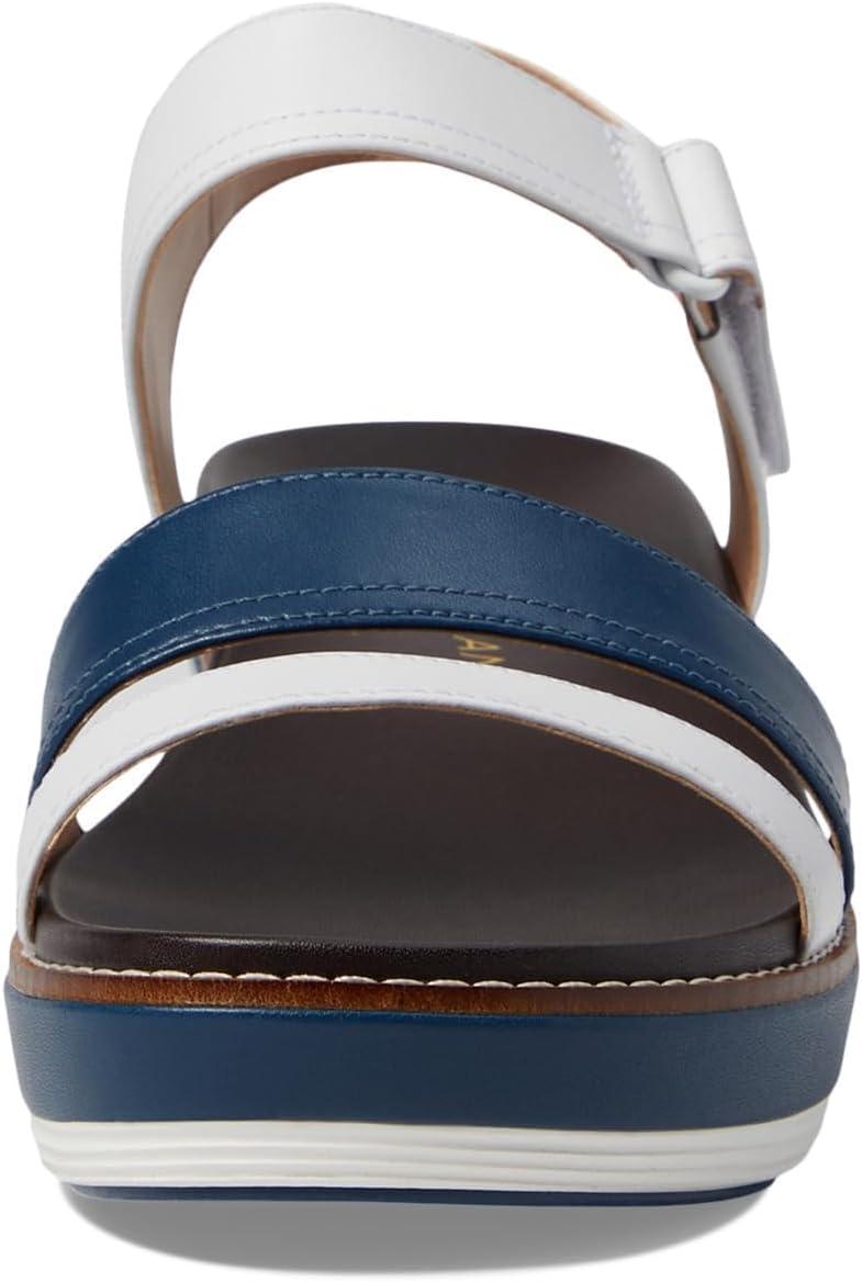image:imageCole Haan Womens Originalgrand Peyton FlatformOptic WhiteBlue Wing Teal