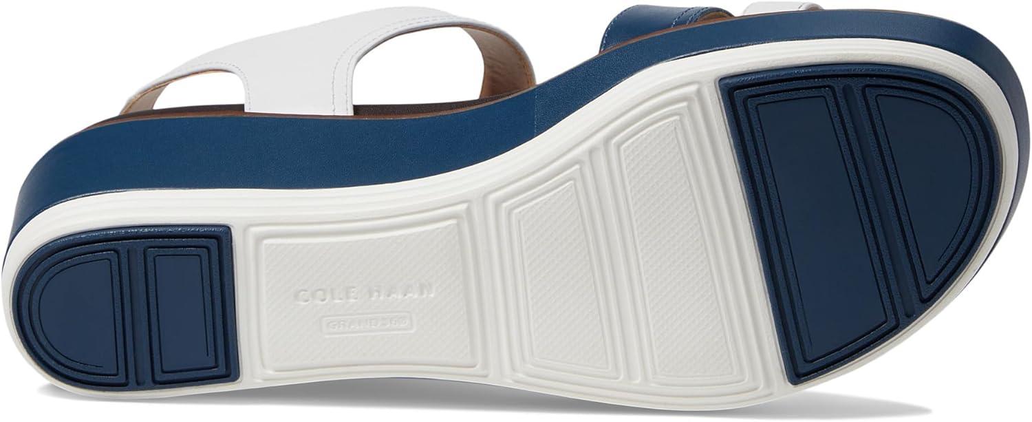 image:imageCole Haan Womens Originalgrand Peyton FlatformOptic WhiteBlue Wing Teal