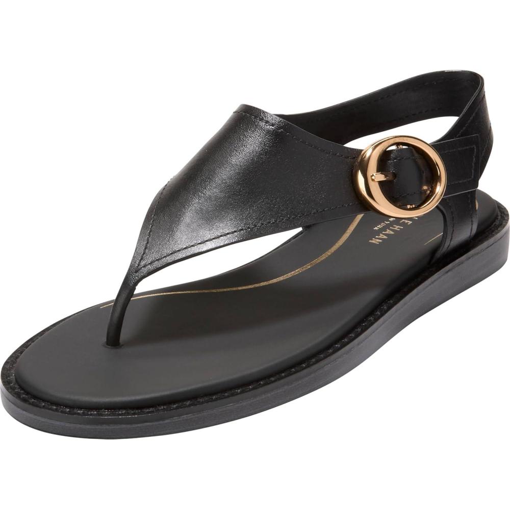 image:imageCole Haan Womens Kami ThongBlack Leather
