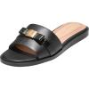 Black Lthr/Black Croc Print
