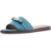 Provincial Blue Suede/Provincial Blue Snake Print Leather