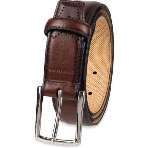 Cole Haan Men’s Leather Dress Belt – Polished Brown, Tan Or Cognac Strap for Work & Formal Wear(Brown)