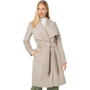 Cole Haan Women’s Belted Wool Classically Elegant Coat for Year-round Style (Standard and Plus Size)(Elegant Bone)