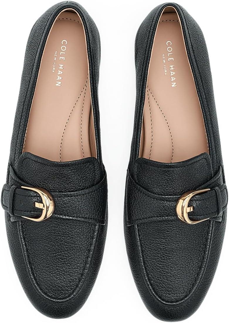image:imageCole Haan Womens Grand Ambition Alette BuckleBlack Tumbled Leather