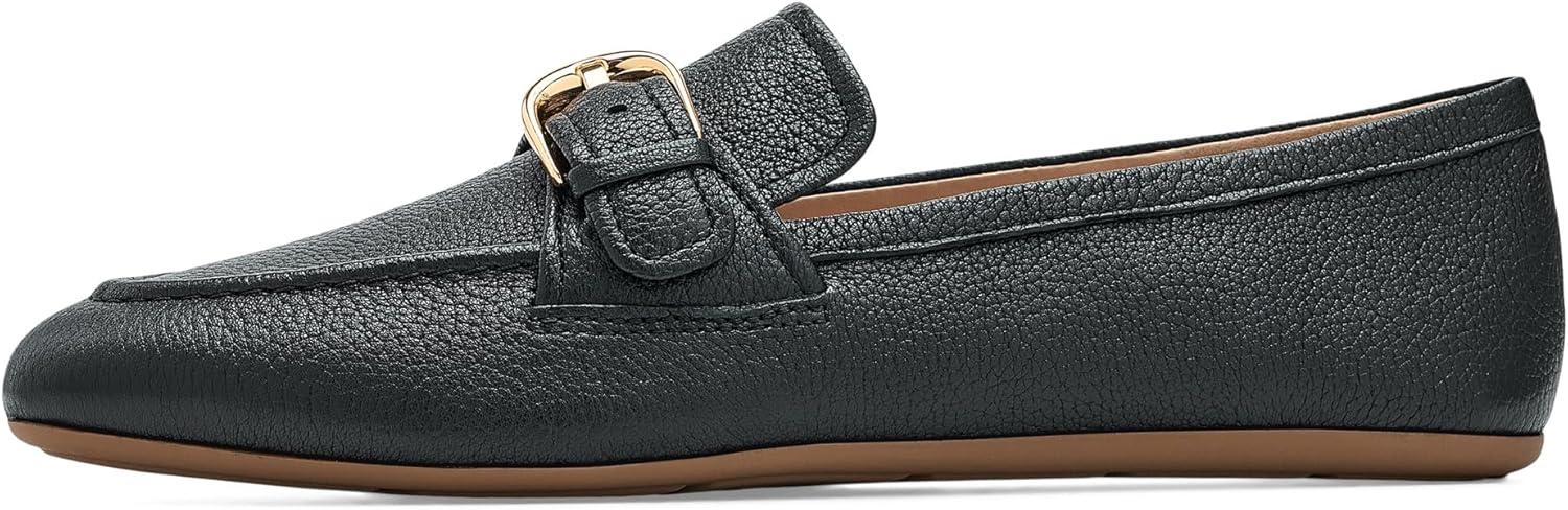 image:imageCole Haan Womens Grand Ambition Alette BuckleBlack Tumbled Leather