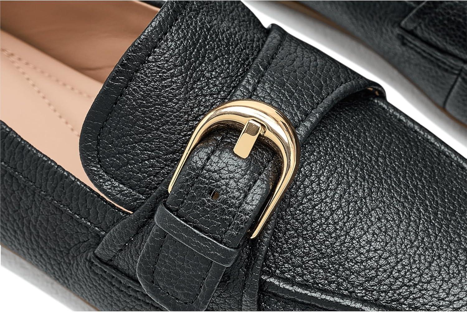 image:imageCole Haan Womens Grand Ambition Alette BuckleBlack Tumbled Leather