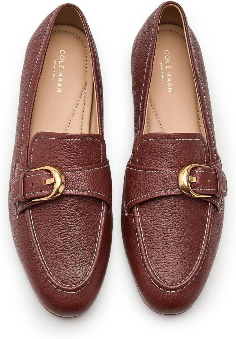 image:imageCole Haan Womens Grand Ambition Alette BuckleCh Mahogany Tumbled Leather