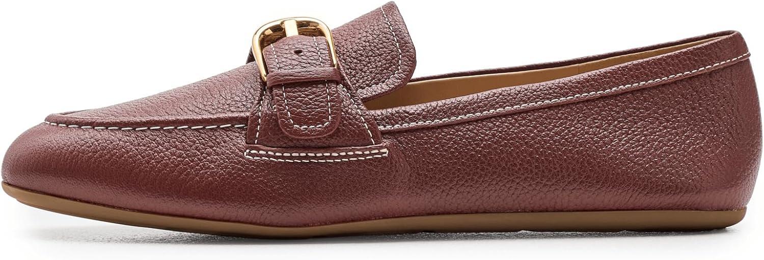 image:imageCole Haan Womens Grand Ambition Alette BuckleCh Mahogany Tumbled Leather