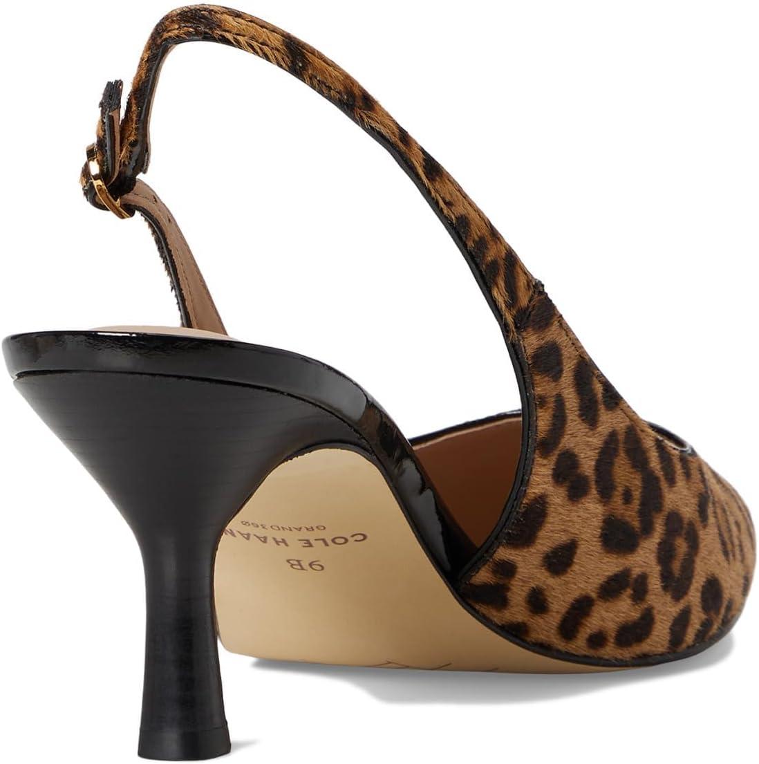 image:imageCole Haan Womens Hansell SlingbackLeopard Print Haircalf