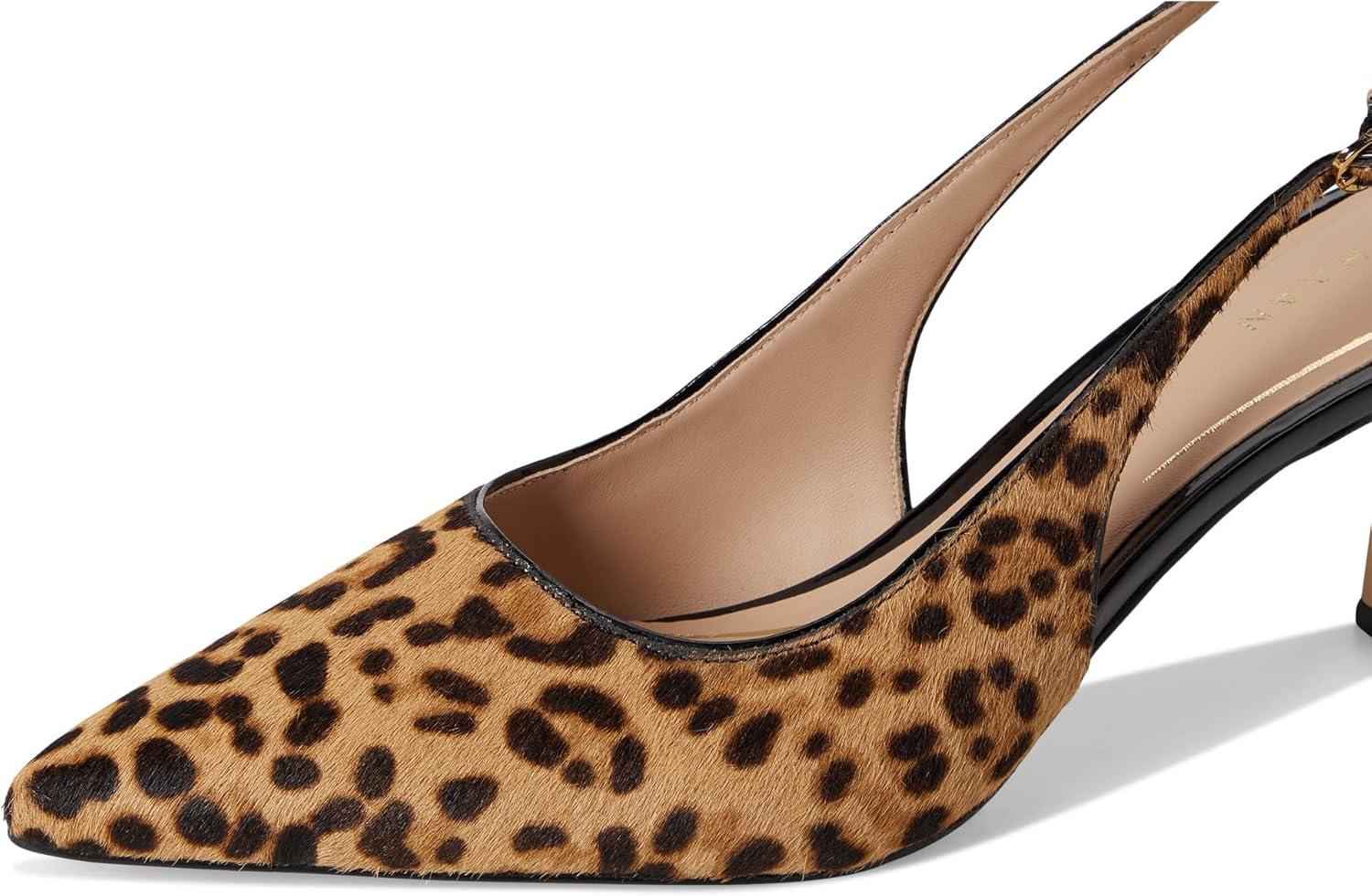 image:imageCole Haan Womens Hansell SlingbackLeopard Print Haircalf