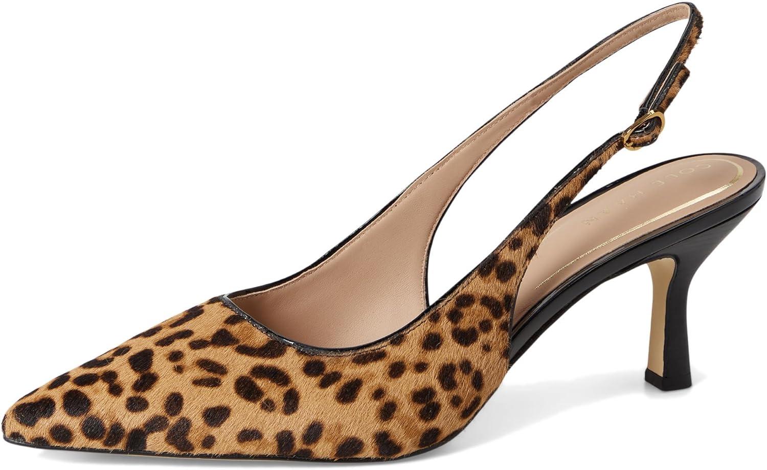 image:imageCole Haan Womens Hansell SlingbackLeopard Print Haircalf