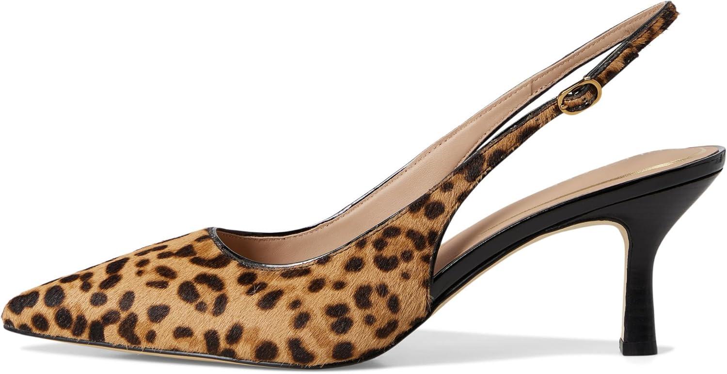 image:imageCole Haan Womens Hansell SlingbackLeopard Print Haircalf