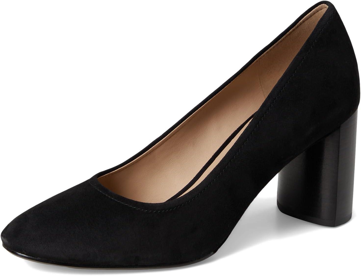 image:imageCole Haan Womens Nella Block HeelBlack Suede