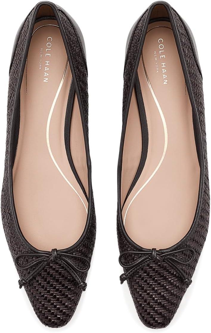 image:imageCole Haan Womens PagetDark Brown RaffiaDark Chocolate Leather