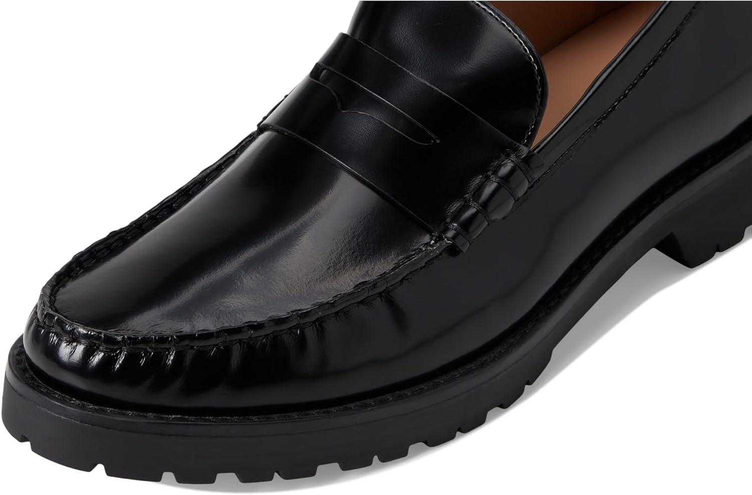 image:imageCole Haan Womens Treena LugBlack Box Leather