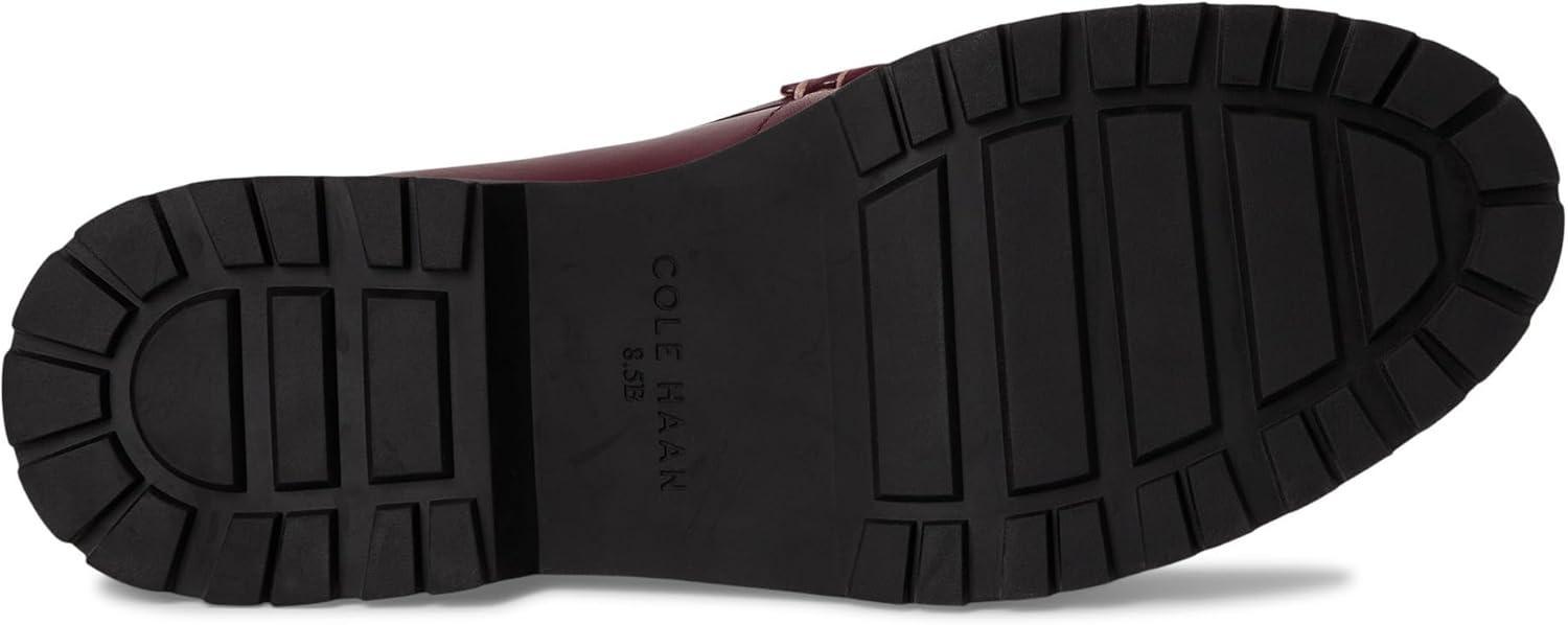 image:imageCole Haan Womens Treena LugBlack Garnet Box Leather