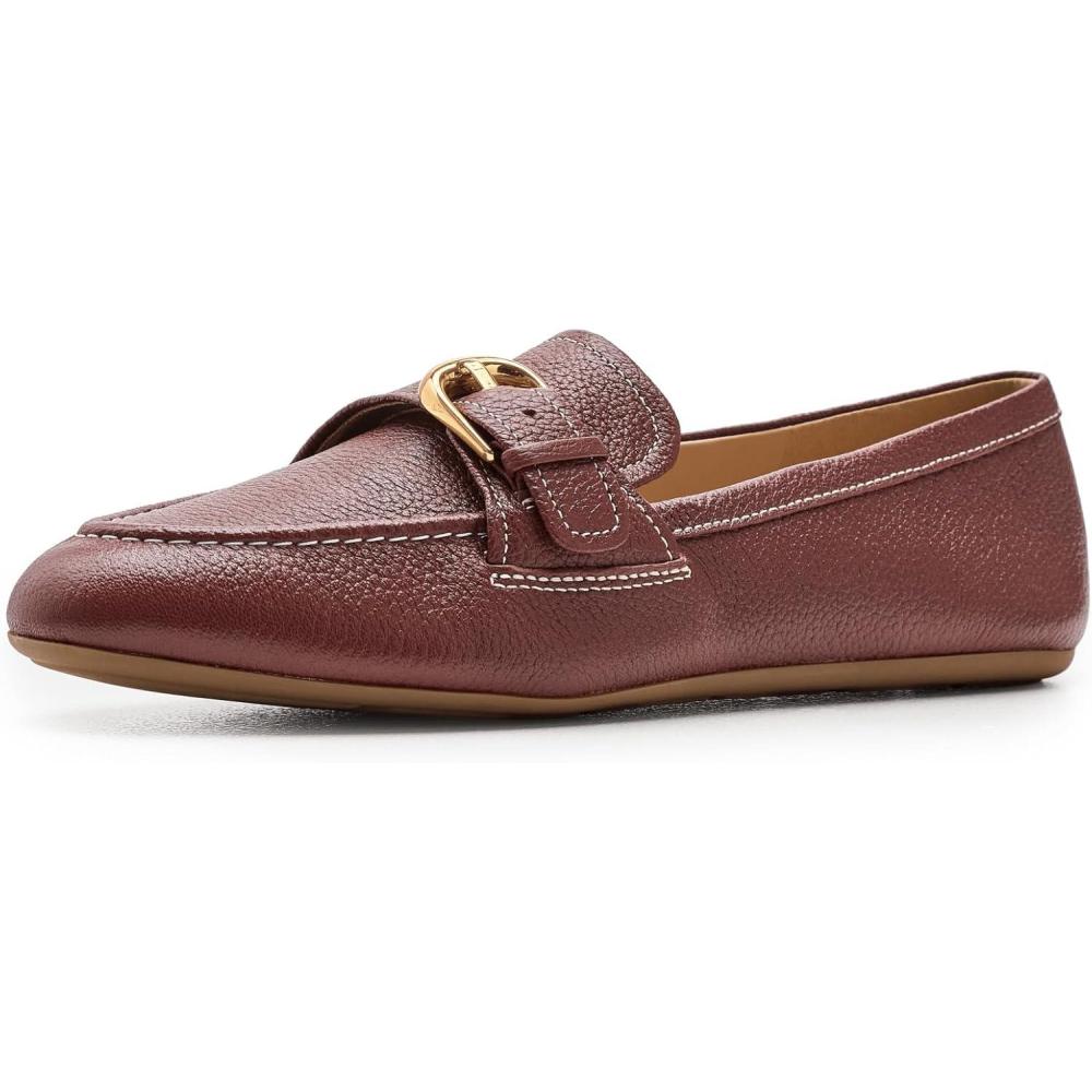image:imageCole Haan Womens Grand Ambition Alette BuckleCh Mahogany Tumbled Leather