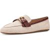 Natural Canvas/Ch Mahogany Croc Print Leather