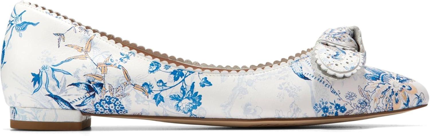 image:imageCole Haan Womens Bellport Bow SkimmerPeacock Print Ltr