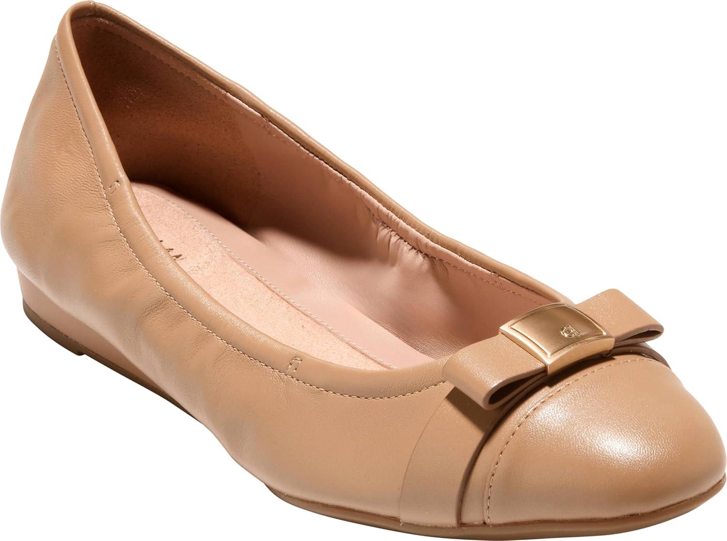 image:imageCole Haan Womens Goto Tova BowTuscan Sand Leather