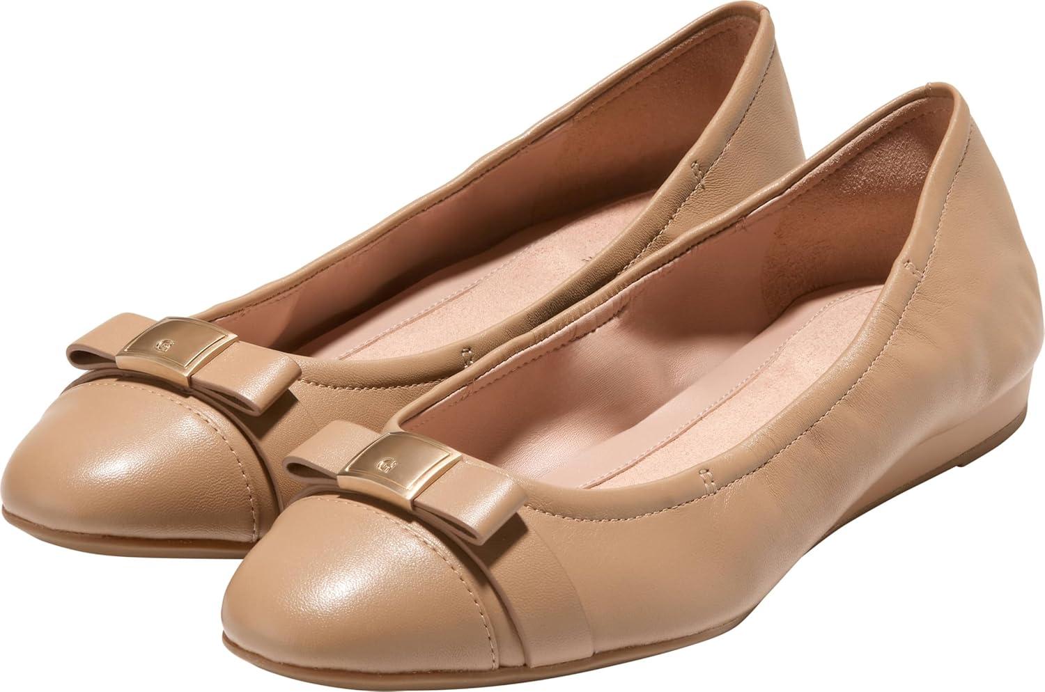 image:imageCole Haan Womens Goto Tova BowTuscan Sand Leather
