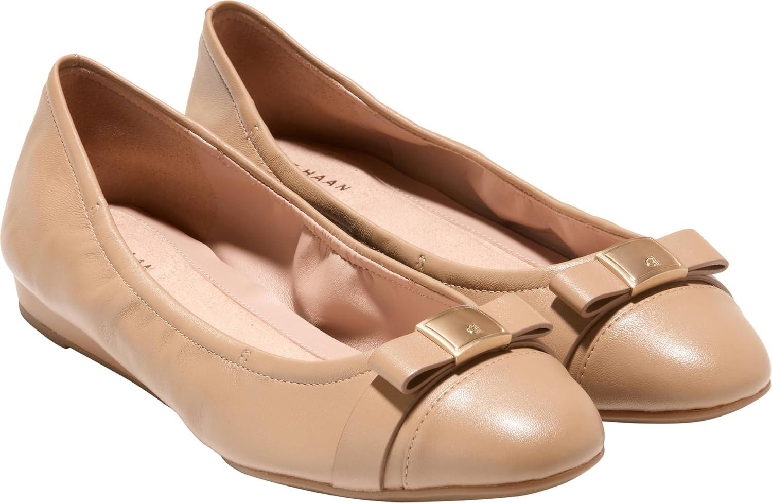 image:imageCole Haan Womens Goto Tova BowTuscan Sand Leather