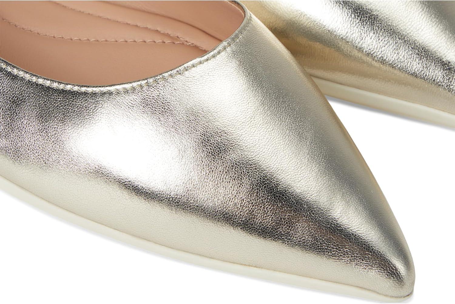 image:imageCole Haan Womens Grand Ambition 20 Angelina Ballet FlatsSoft Gold Leather