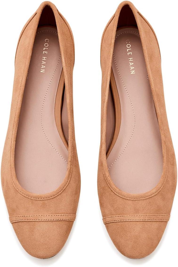 image:imageCole Haan Womens Raquelle Demi WedgeBiscuit Suede