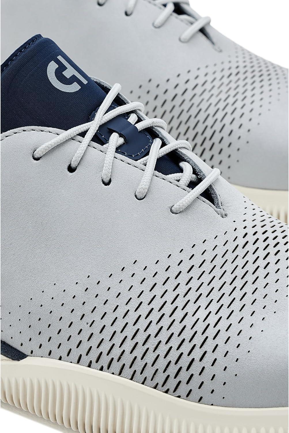 image:imageCole Haan Mens 6Zerogrand Laser Cut QuickonHarbor Mist NubuckLight WhiskeyIvory