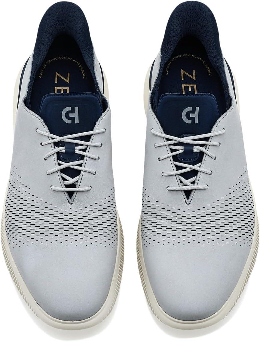 image:imageCole Haan Mens 6Zerogrand Laser Cut QuickonHarbor Mist NubuckLight WhiskeyIvory