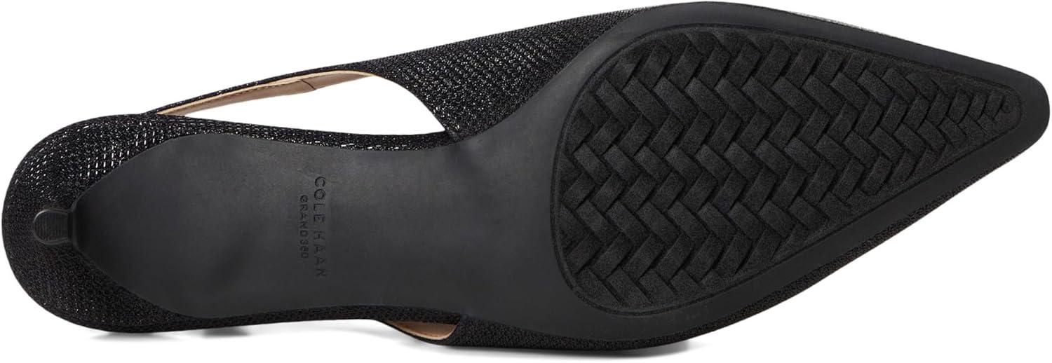image:imageCole Haan Womens 35mm High Heel Goto Jocelyn SlingbackBlack Glitter Mesh