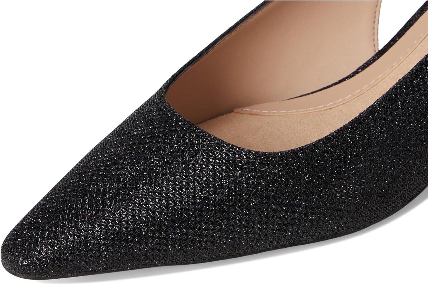 image:imageCole Haan Womens 35mm High Heel Goto Jocelyn SlingbackBlack Glitter Mesh