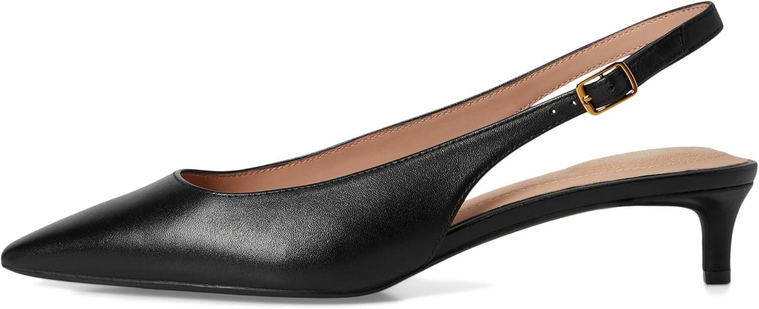 image:imageCole Haan Womens 35mm High Heel Goto Jocelyn SlingbackBlack Leather