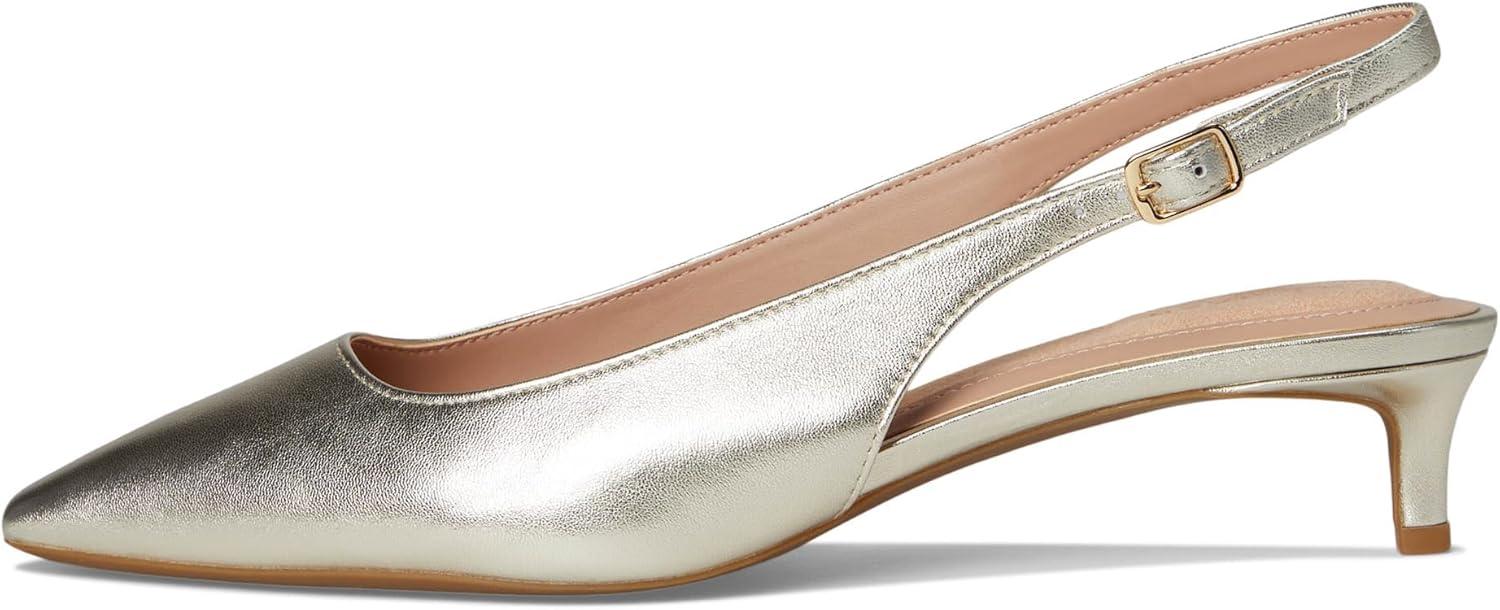 image:imageCole Haan Womens 35mm High Heel Goto Jocelyn SlingbackSoft Gold Leather