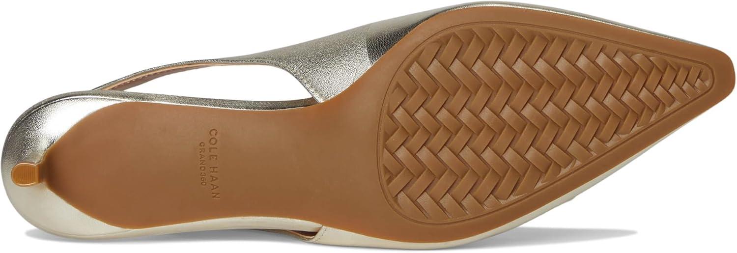 image:imageCole Haan Womens 35mm High Heel Goto Jocelyn SlingbackSoft Gold Leather