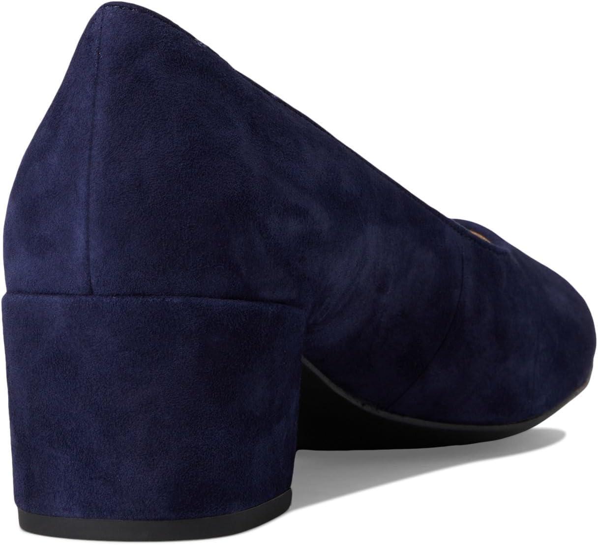 image:imageCole Haan Womens 45mm High Heel Goto Shayla Block HeelMidnight Moon SuedeRaven