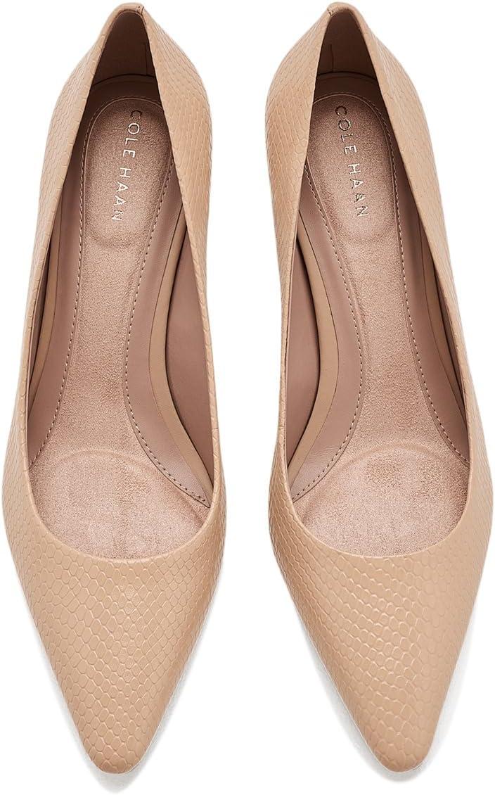 image:imageCole Haan Womens 65mm High Heel Goto JaneySoft Buff Snake Print Leather