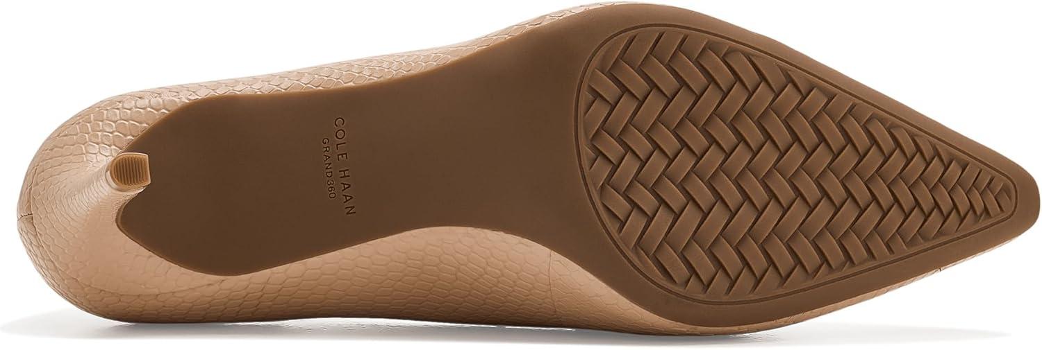 image:imageCole Haan Womens 65mm High Heel Goto JaneySoft Buff Snake Print Leather