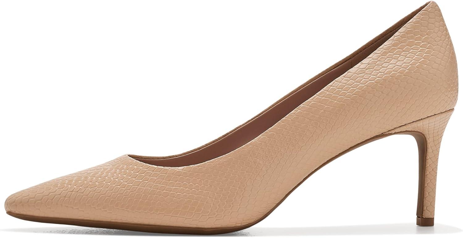 image:imageCole Haan Womens 65mm High Heel Goto JaneySoft Buff Snake Print Leather