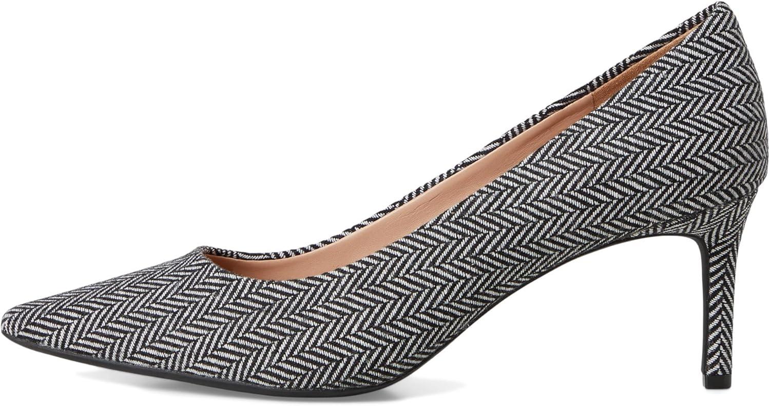 image:imageCole Haan Womens 65mm High Heel Goto JaneyWhiteBk Herringbone