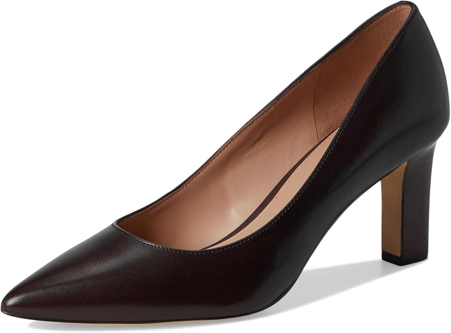 image:imageCole Haan Womens 75mm High Heel MylahDark Chocolate Leather