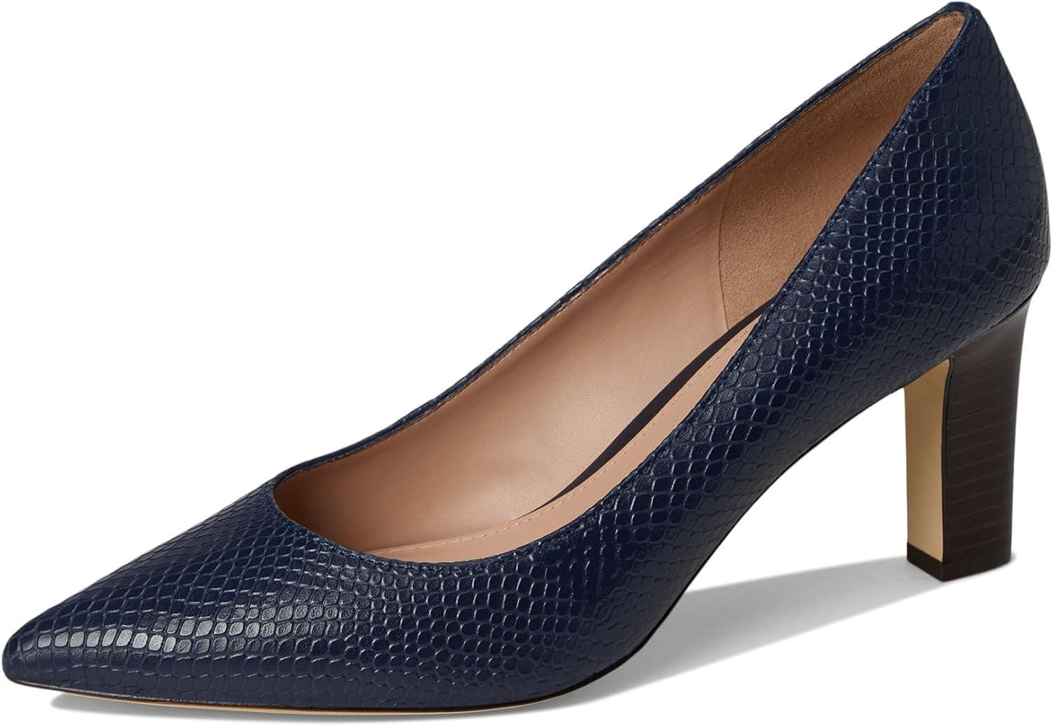 image:imageCole Haan Womens 75mm High Heel MylahMidnight Moon Snake Print