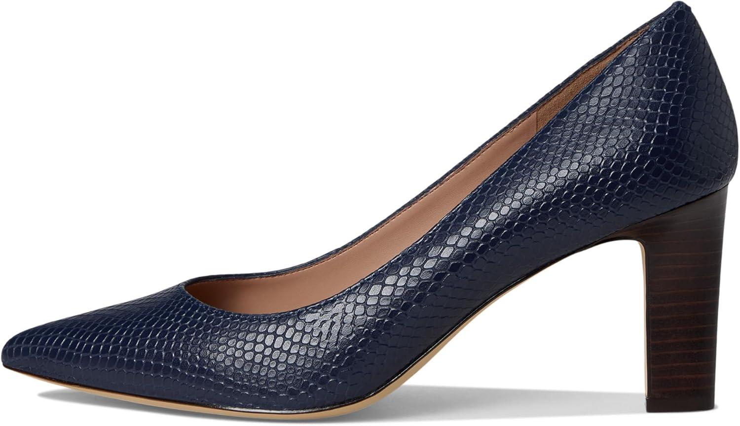 image:imageCole Haan Womens 75mm High Heel MylahMidnight Moon Snake Print