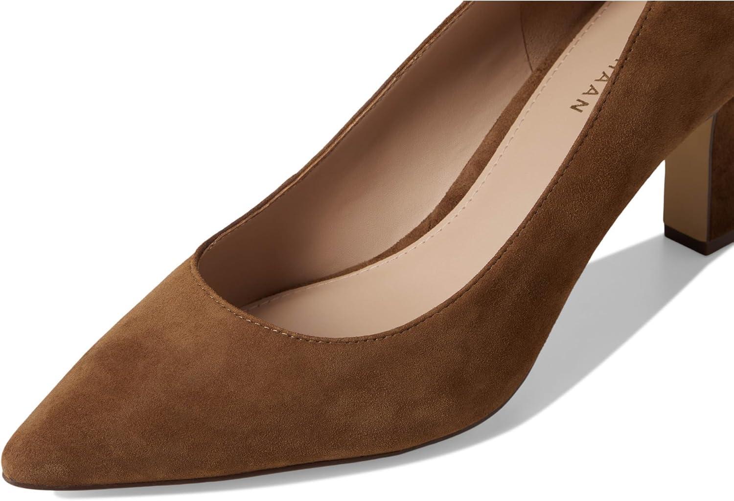 image:imageCole Haan Womens 75mm High Heel MylahSpiced Brown Suede