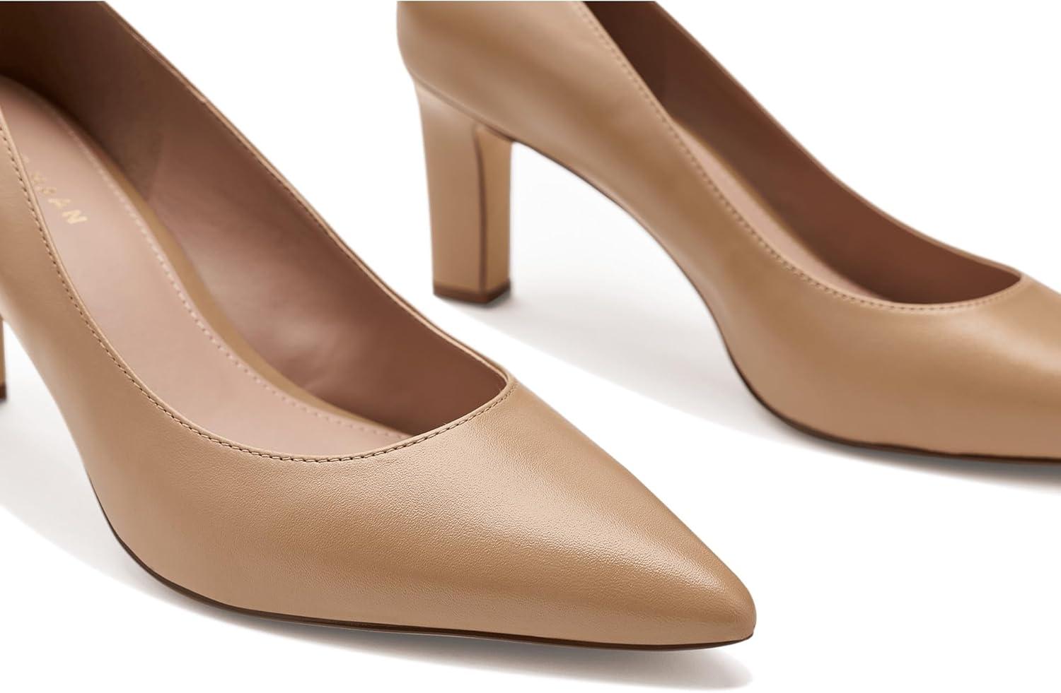 image:imageCole Haan Womens 75mm High Heel MylahTuscan Sand Leather