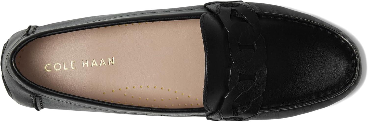 image:imageCole Haan Womens Evelyn Chain DriverBlack Leather